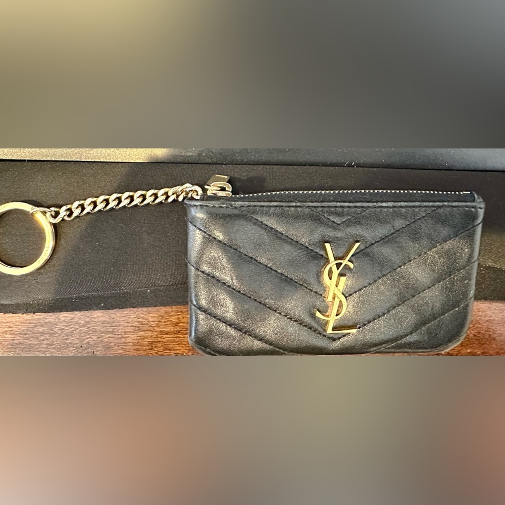 YSL wallet key case